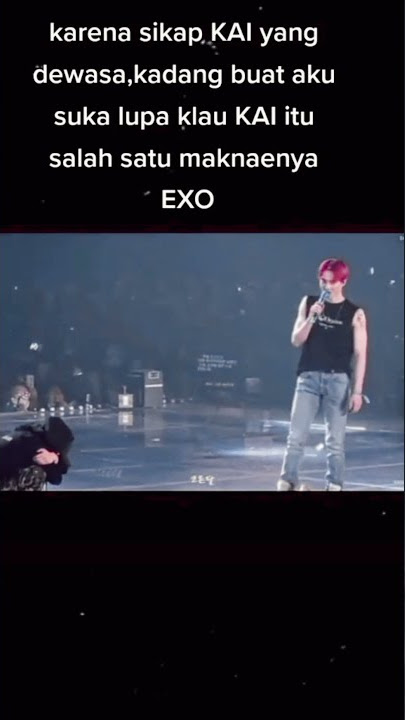 Suho mah bkin kai nangis kan krn kata2 yg menyentuh😭 #exo#weareone#suho#kai