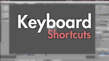 Blender Tutorial: Keyboard Shortcuts
