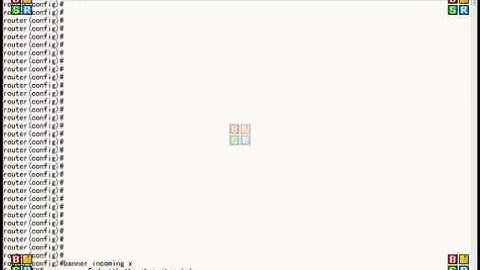 Cisco router banner incoming