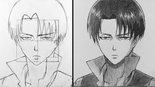 How to draw Levi Ackerman from- [ attack on titan final season] tutorial