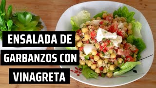 Me enseñó una abuela ESPAÑOLA Esta Ensalada de GARBANZOS con  VINAGRETA! ¡ conquistará a todos! 🥗🍽️