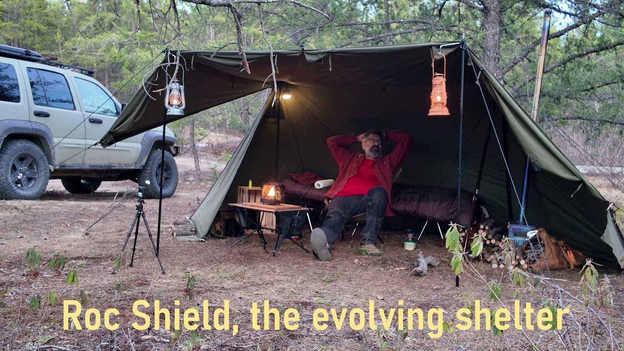 Solo Camping in Rain | Evolving the Roc Shield Camp