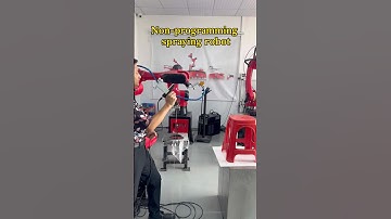 Spraying robot #automation #machine #industrialrobots #spray #robot