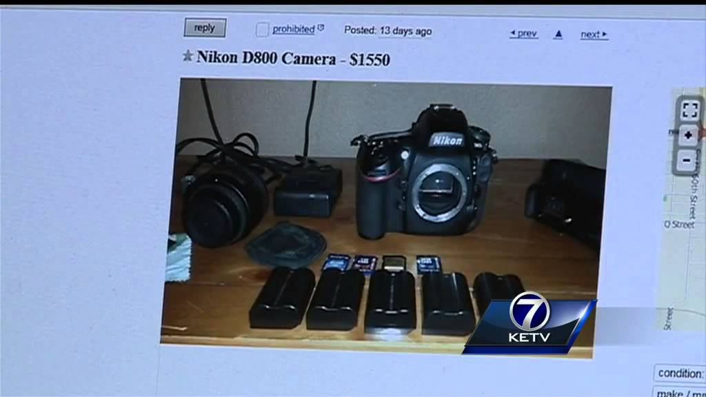 Man finds stolen camera, equipment on Craigslist; police arrest suspect