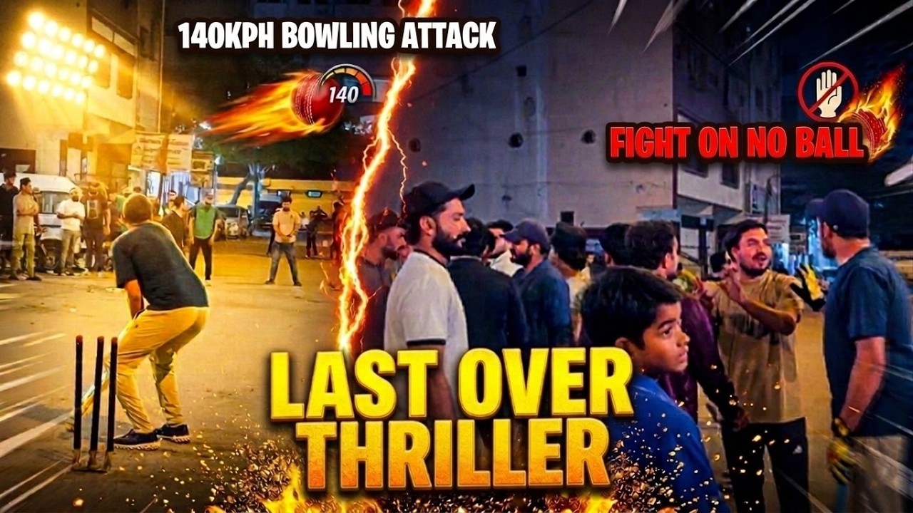 Karachi Street Cricket Ka Sab Se Tense Moment! Last Over Me Kya Hua? 😱