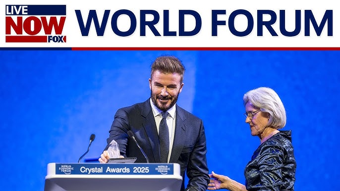LIVE: David Beckham, Zelenskyy, Chinese, Israeli, German leaders speak at World Economic Forum Davos - YouTube