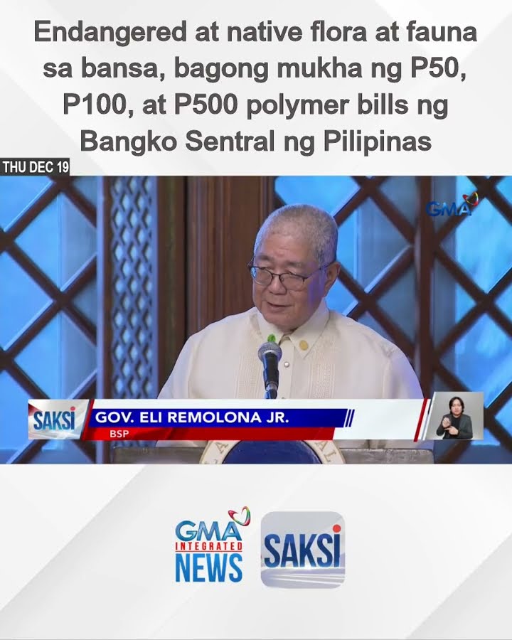 Endangered at native flora at fauna sa bansa, bagong mukha ng P50, P100, at P500... | Saksi