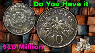 Ten cent Singapore 1989 most valuable Coins worth upto $10 million value+review