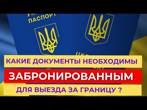 Какие документы нужны забронированным мужчинам для выезда границу ?  адвокат Олег Туев