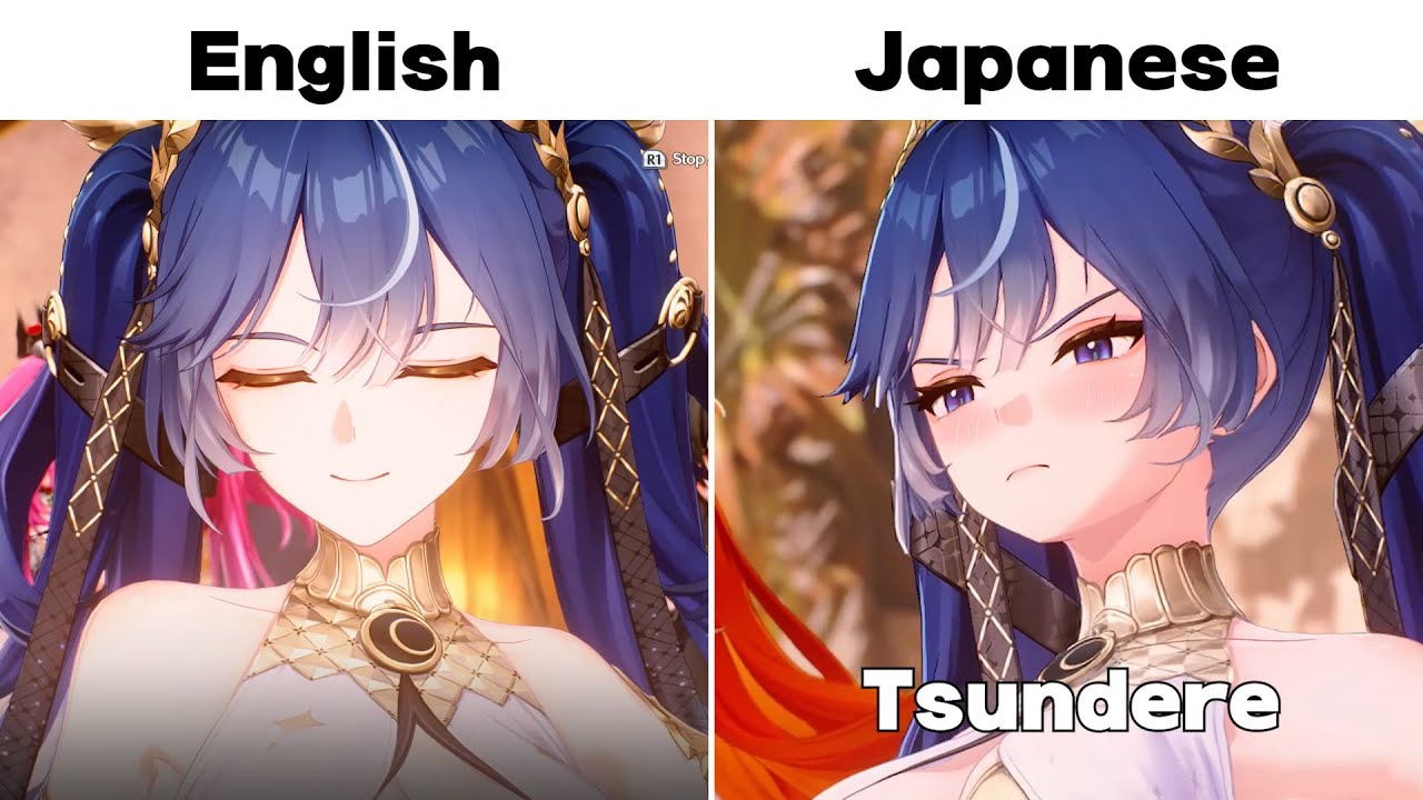 Iuno English vs Japanese Voice | Wuthering Waves