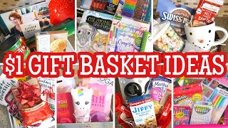 🎄10 $1 DIY DOLLAR TREE GIFT IDEAS | $1 HIGH END GIFT BASKET IDEAS🎄