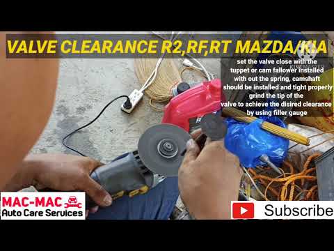valve clearance mazda/Kia Rf, R2, Rt