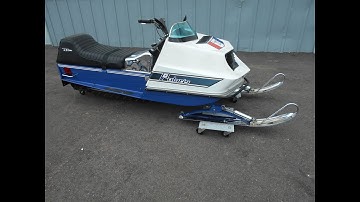 1973 Polaris TX 500 Limited -- race vintage snowmobile --- restored -- HEAR IT RUN