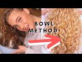 Trying the Bowl Method on Wavy/Curly Hair ! Insane Results 😍