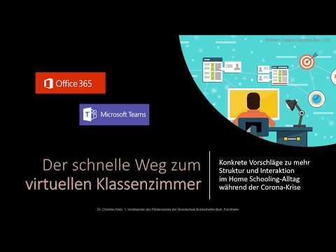 Virtuelles Klassenzimmer: Login Office 365 & Installation MS Teams