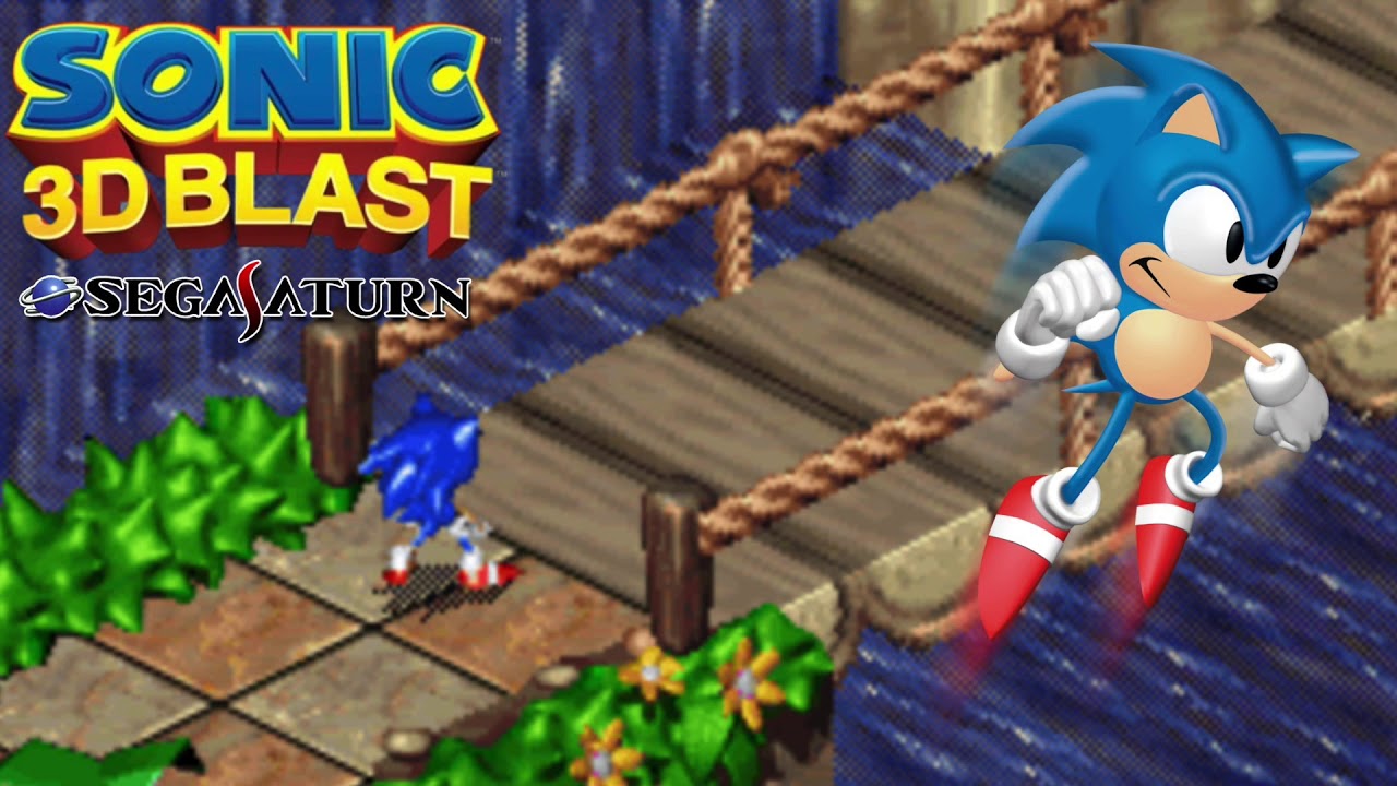 Green Grove Zone (Act 1) (Saturn) - Sonic 3D Blast Slowed Down