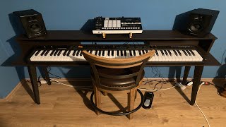 First MV-1 Beat | Unboxing of MV-1 | Unboxing of Gator Frameworks Keyboard Desk - Prod. by Deleswa