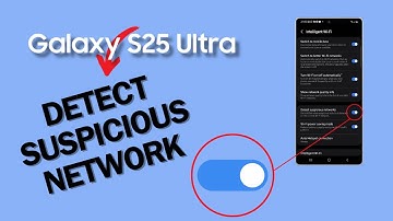 📌 How to Enable Wi-Fi Suspicious Network Detection | Samsung Galaxy S25 Ultra
