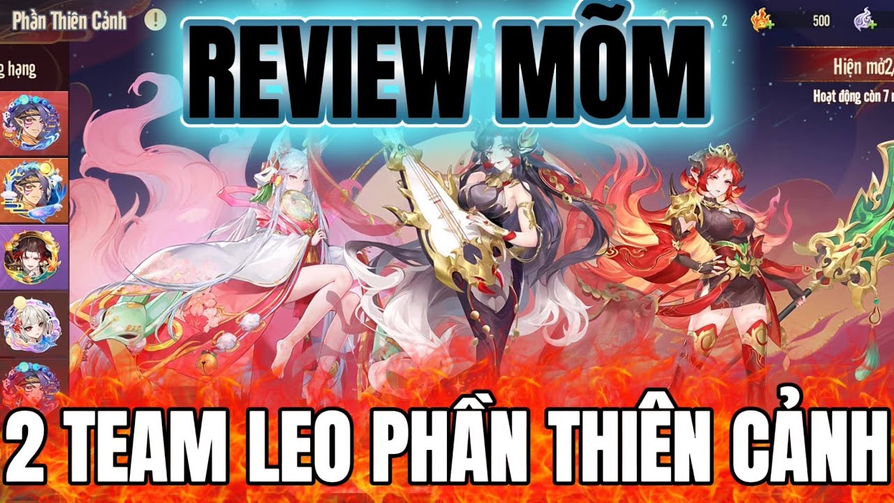 TÂY DU VNG || REVIEW BUILD 2 TEAM LEO PHẦN THIÊN CẢNH CHO AE CHỊU KHÓ CÀY - MINH ANH.