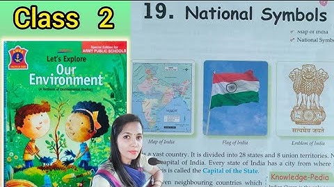NATIONAL SYMBOLS,  Class 2 (Chapter 19 ) # Lets explore our environment # E.V.S