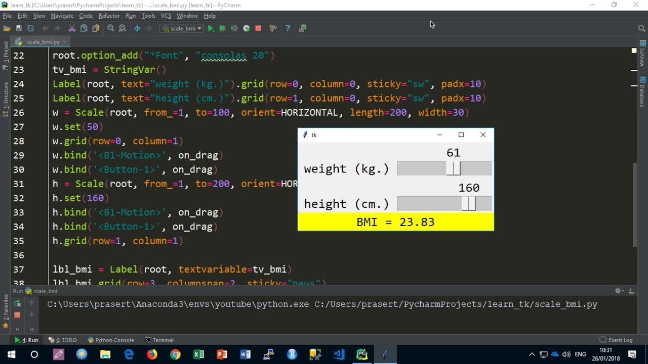 สอน Python 3 GUI: การใช้ Scale (Slider) widget ในการสร้างโปรแกรมคำนวณ ...