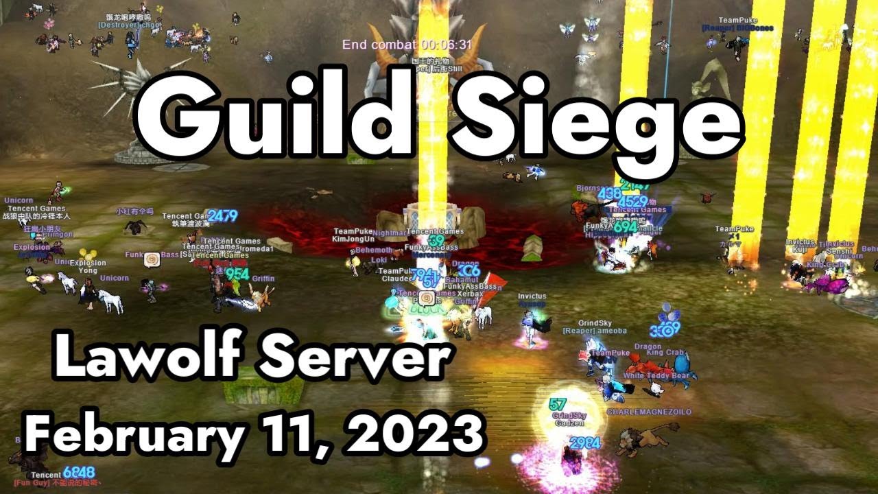 Guild Siege (Lawolf Server) February 11, 2023 | Flyff