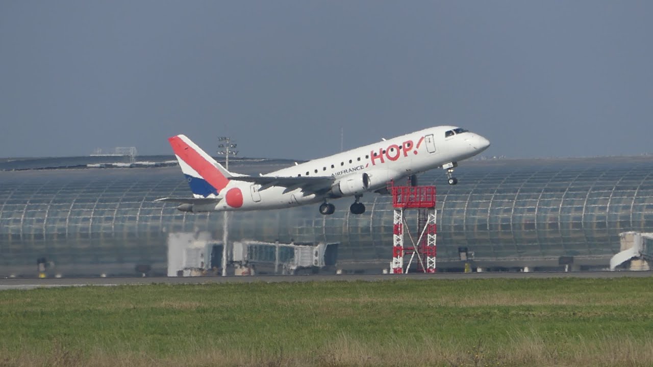 AIR FRANCE HOP 🇫🇷 Lyon Saint Exupéry LYS Rennes Saint Jacques RNS 🇫🇷 ECONOMY Embraer 170 [REPORT]