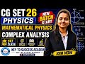 CG SET26 Mathematical physics|complex analysis 1st class
