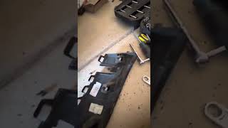 2019 Challenger wide body front air dam fender fascia removal tip