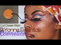 Cut Crease Orange EyeGlam ✨ | Ft Yonne’s Essentials Cosmetics 🎨🖌🧑🏾‍🎨