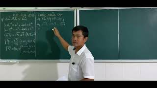 Rut gon bieu thuc chua can Tuyen sinh 10