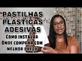 DIY APLICAÇÃO DE PASTILHAS ADESIVAS RESINADAS NO BANHEIRO: PASTILHAS PLÁSTICAS RESINADAS MMILAN