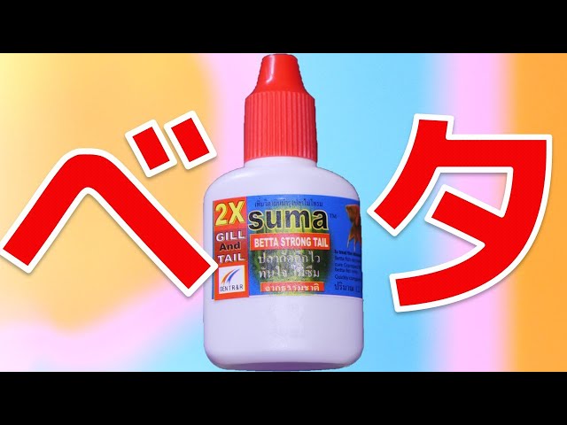 水質調整剤】ベタ飼育者が全員使っている王道タイプ。SUMAギル＆テール