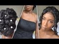 Classic Prom and Wedding Updo | Natural Hair