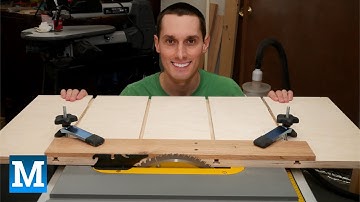 How to Make an Edge Jointing Sled for the Table Saw