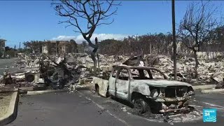 Incendies à Hawaï : à Lahaina, les cendres et le chagrin des habitants • FRANCE 24