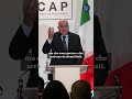 Il ministro della Difesa, Guido Crosetto, intervenendo a margine dell'incontro ministeriale del Glob