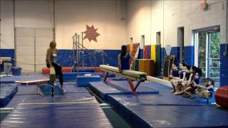 Little Girl Does Gymnastics - YouTube