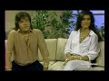 José Feliciano &amp; Daniela Romo Interview (February 20, 1987)