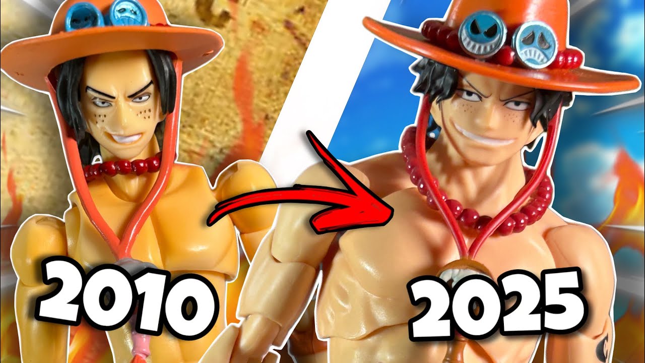 Sh Figuarts Ace has changed a LOT in 15 years!!