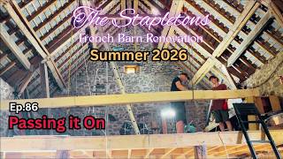 Renovating A French Barn With My Son | Teaching The Skills My Dad Taught Me |Summer Barn Renovation