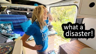 FIRST NIGHT AWAY IS A DISASTER - VAN LIFE EUROPE (VAN BUILD SERIES)