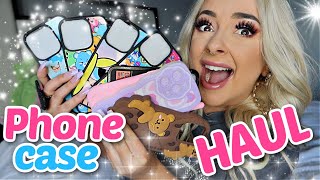 BIG PHONE CASE HAUL & unboxing | PiinkSparkles