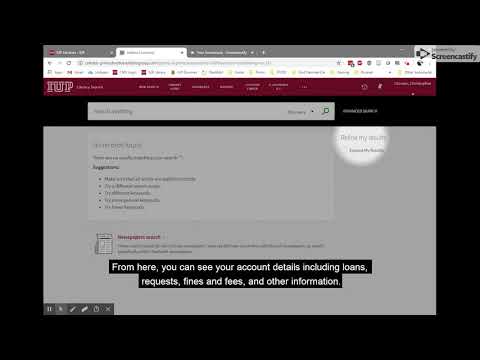 Accessing your Library Account