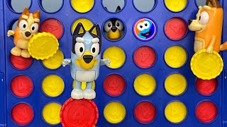 Bluey and Bingo Play Connect 4