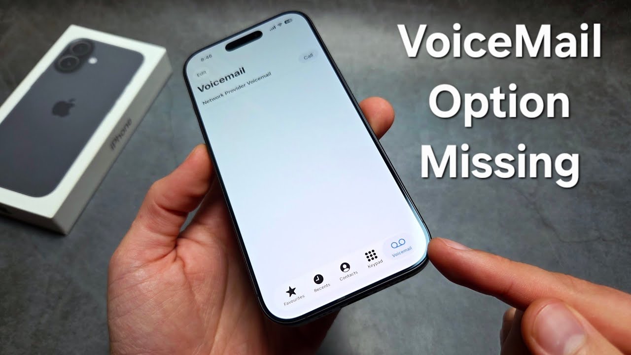 FIX - Any iPhone - VoiceMail Option Missing, No VoiceMail Available ...