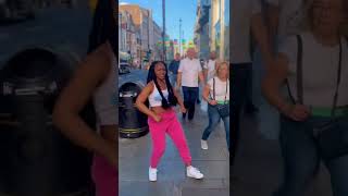 Disturbing london street in uk 🇬🇧 Amapiano dance Angel Nyigu