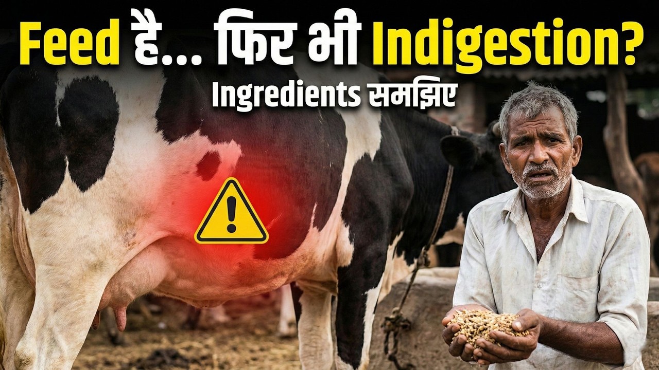 Indigestion in Cattle: Which Ingredients Actually Fix the Problem? | #akharvbiocorp #indigestion