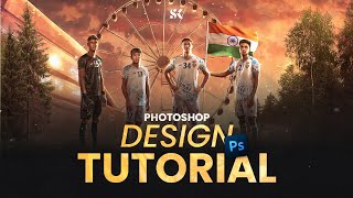 PSD Breakdown of Matchday poster | Design Tutorial | Fc Goa Matchday