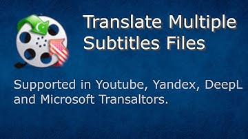 Subtitles Translation - Multiple Languages
